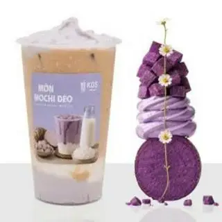 Hình ảnh Trà sữa khoai môn - mochi dẻo