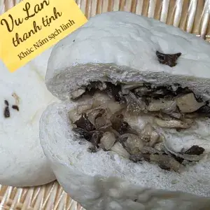 Hình ảnh Bánh bao chay nhân nấm
