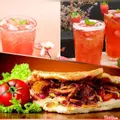 Hình ảnh Combo : Bánh Doner Kebab - Trà Dâu