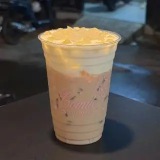 Hình ảnh Trà sữa kem caramel quế