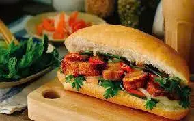 Hình ảnh Bánh mì heo quay