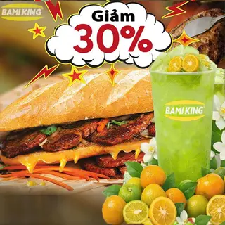Hình ảnh Combo bánh mì chả bò nướng và đồ uống bất kì