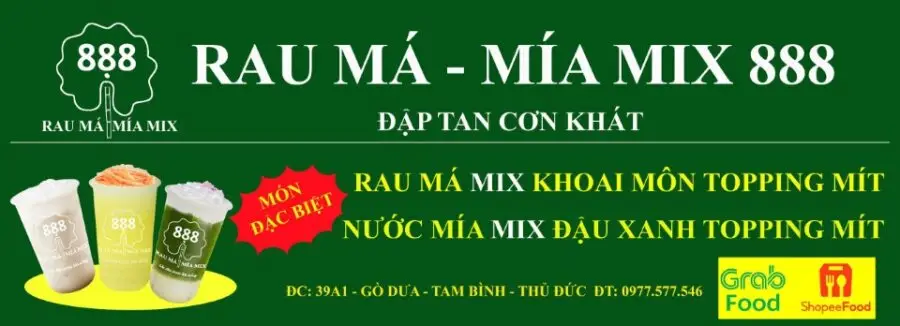 Hình ảnh Rau Má & Mía Mix 888 - Gò Dưa