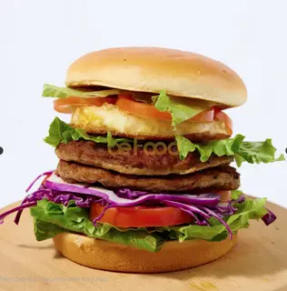 Hình ảnh Hamburger bò - trứng