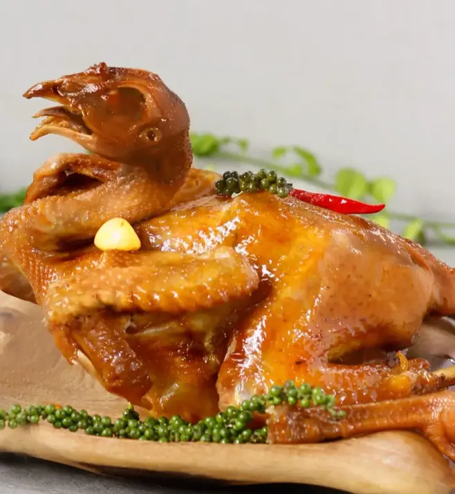 Hình ảnh Gà nướng mắm nhĩ tặng kèm bánh bao ,/ cơm lam dư chua rau răm ăn kèm 