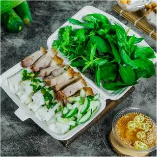 Hình ảnh Bánh hỏi heo quay