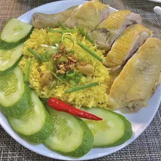 Hình ảnh Com gà luộc