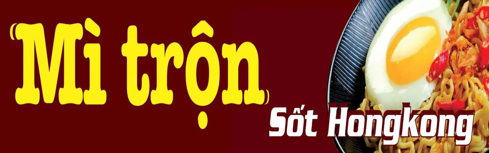 Hình ảnh Mì Trộn Sốt HongKong - Mì Trộn Ốp La Bò - Lê Văn Thọ
