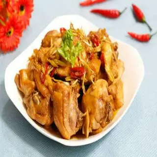 Hình ảnh Cơm gà kho sả