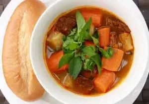 Hình ảnh Bánh mì bò kho - 60gr thịt cà rốt