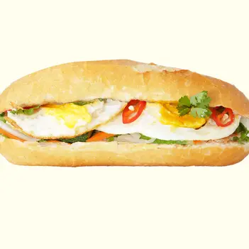 Hình ảnh Bánh mì Ốp La 2 Trứng