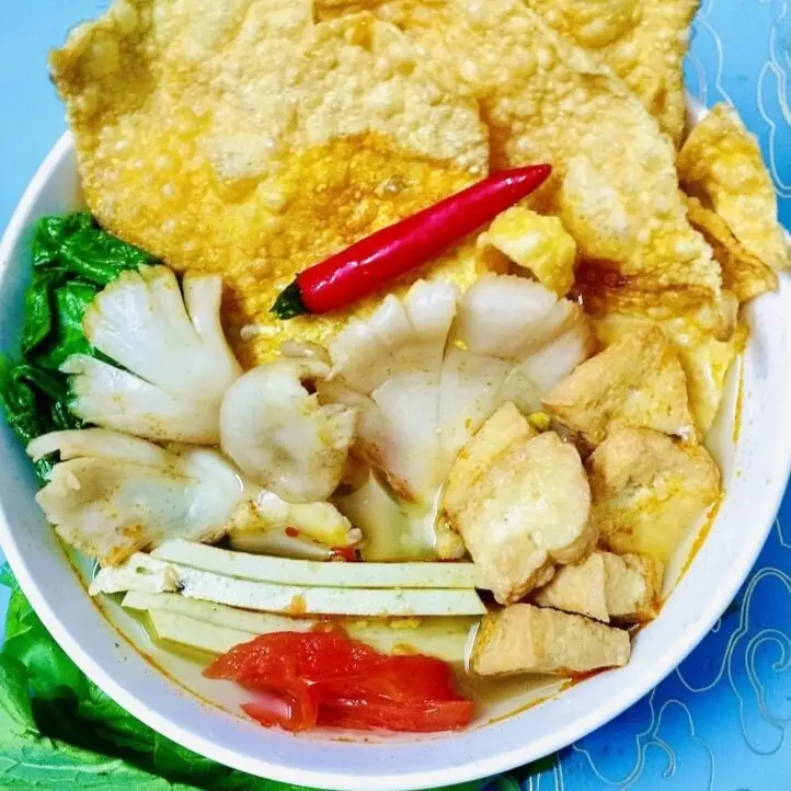 Hình ảnh Bún Thái chay - Bún trắng