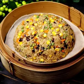 Hình ảnh Xôi chay nấm - hạt sen