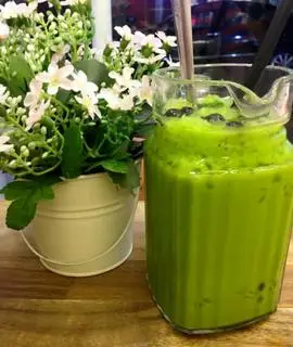 Hình ảnh Trà sữa thái xanh