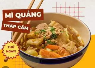 Hình ảnh Combo mỳ quảng thập cẩm + Hồng Trà sốt tắc