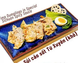 Hình ảnh Sủi cảo tôm cay Tứ Xuyên (5 viên)