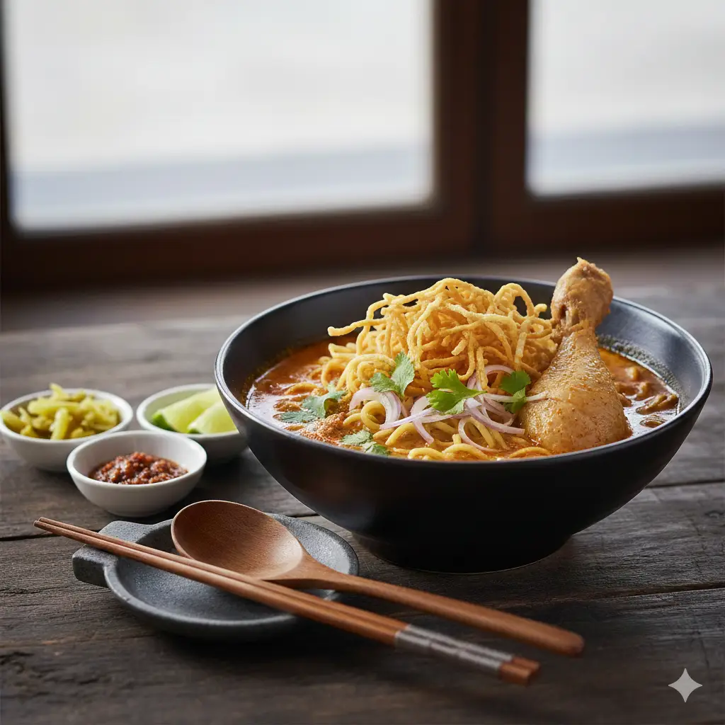 Hình ảnh Mì udon   Cà ri Heo