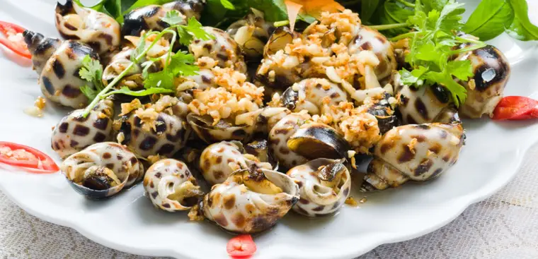 Hình ảnh Ốc hương cháy tỏi