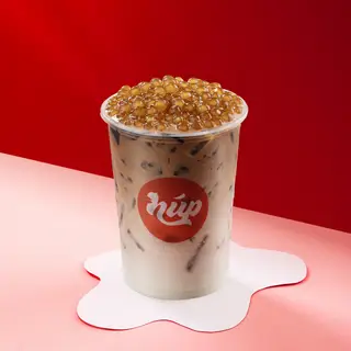 Hình ảnh Cà phê sữa tươi siêu trân châu hoàng kim - ly 1 lít