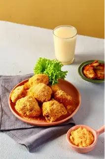 Hình ảnh Gà viên chiên lắc phomai