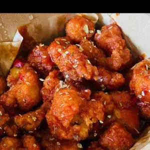 Hình ảnh Gà popcorn sốt cay