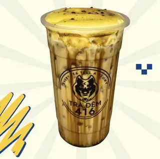 Hình ảnh Trà sữa kem trứng cháy