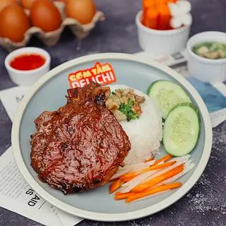 Hình ảnh Cơm Tấm Sườn Nướng