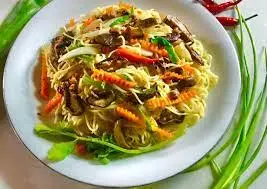 Hình ảnh Mỳ xào rau nấm