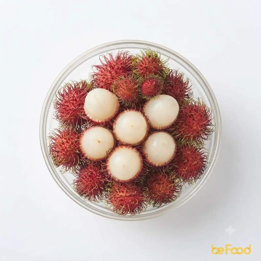 Hình ảnh Chôm chôm nhãn bóc vỏ - 500g
