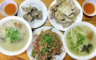 Hình ảnh 1 con vịt - lòng - gỏi - 6 cháo