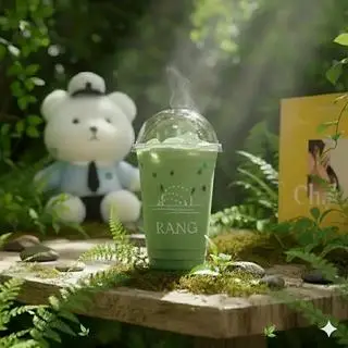 Hình ảnh Trà sữa Thái xanh