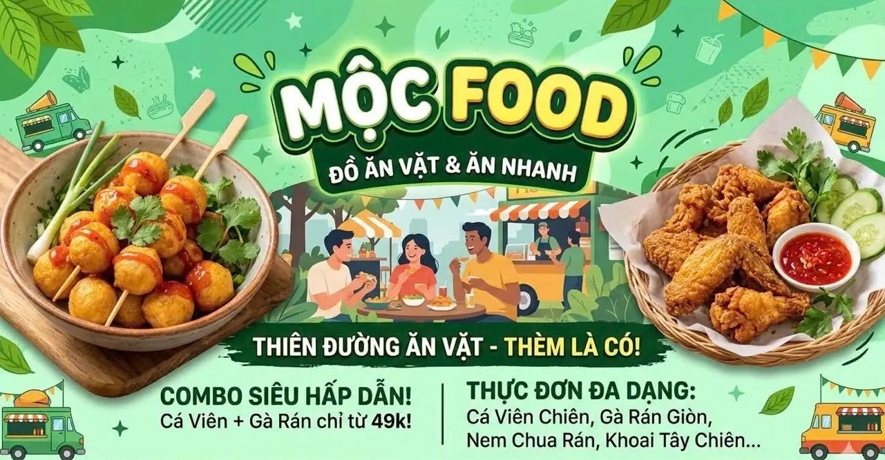 Hình ảnh Cá Viên Chiên & Đồ Ăn Vặt Mộc Food - Cách Mạng Tháng 8