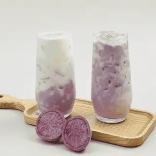 Hình ảnh Sữa dừa sốt khoai môn tươi