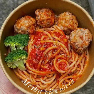 Hình ảnh Mì Ý thịt viên sốt cà chua