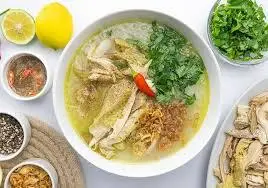 Hình ảnh Cháo gà ta hạt sen và nấm