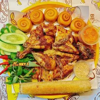 Hình ảnh Combo gà quay cơm lam bánh bao vip