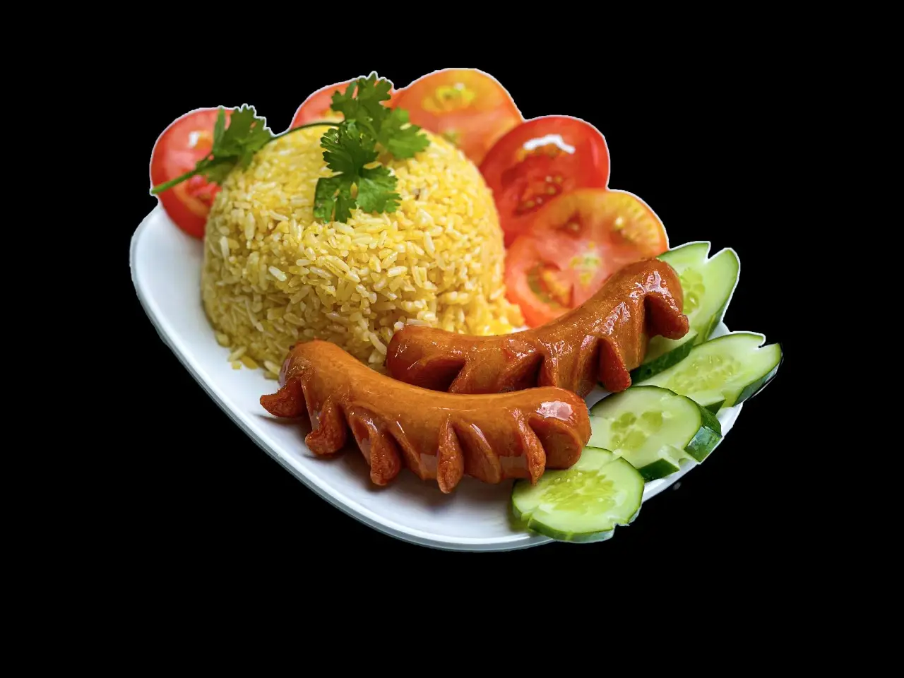 Hình ảnh Cơm 2 xúc xích