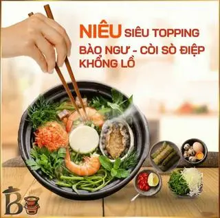 Hình ảnh Bánh canh niêu siêu topping có bào ngư - còi sò điệp khổng lồ