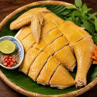Hình ảnh Gà ủ muối nửa con