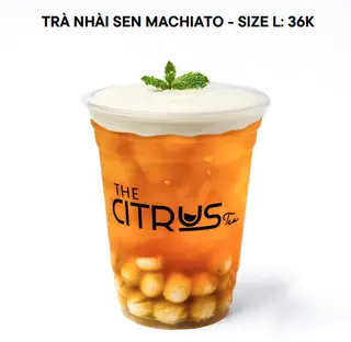 Hình ảnh Trà nhài sen machiato - size L