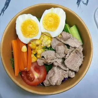Hình ảnh Salad bò trứng eat clean