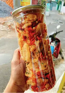 Hình ảnh Cơm cháy lắc khô bò - hũ 500gr