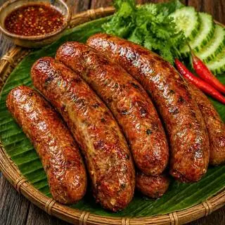 Hình ảnh Dồi sụn heo nướng muối ớt