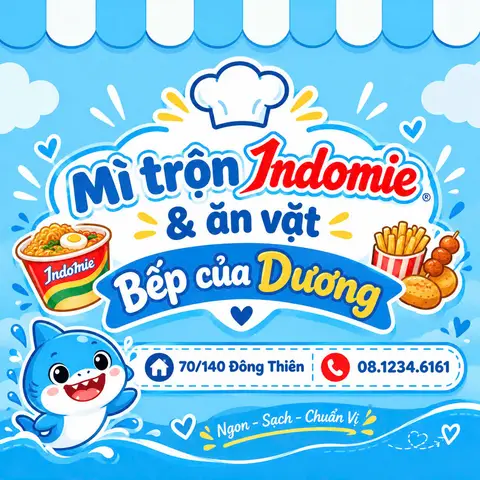 Hình ảnh Bếp của Dương - Mì Trộn Indomie & Ăn Vặt - Đông Thiên