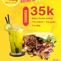Hình ảnh Combo : Bánh Doner Kebab - Trà Vải
