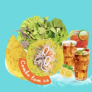 Hình ảnh Combo tam ca - 3 bánh - 3 trà tắc