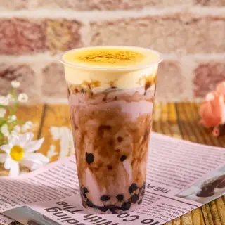 Hình ảnh Trà sữa kem trứng nướng