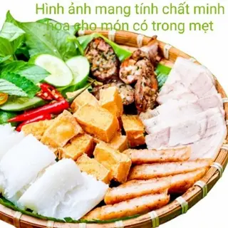 Hình ảnh Bún - đậu - thịt - chả cua
