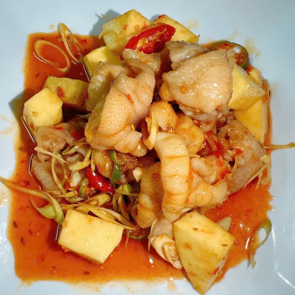 Hình ảnh Chân gà sốt Thái - size nhỏ