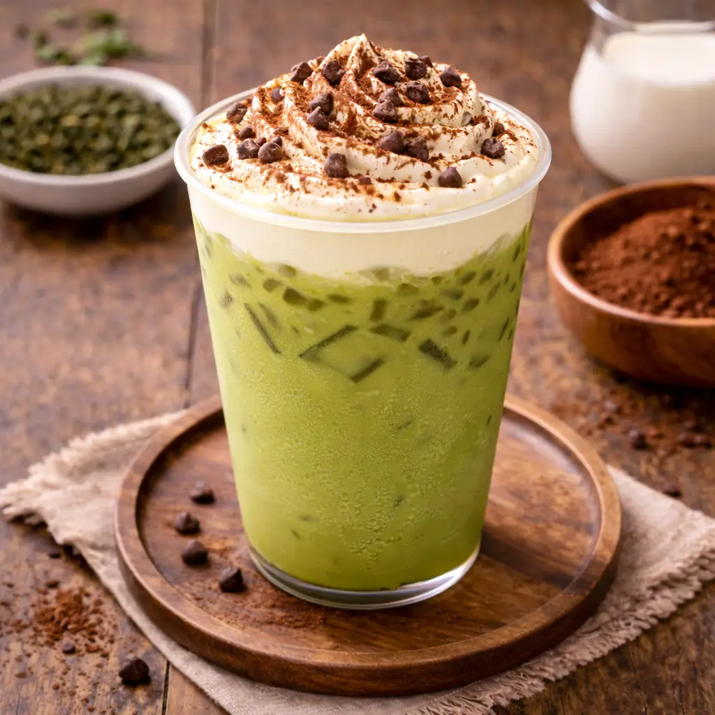 Hình ảnh Trà Thái xanh kem cheese